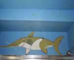Funny Fish on Shower Wall